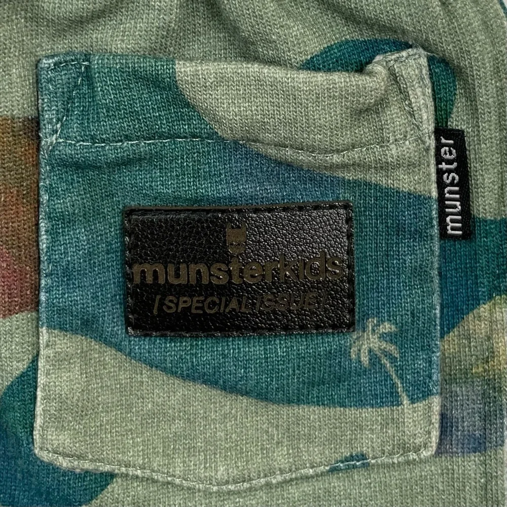 New Munster Kids Fleece Set Boys 3-6M Liquid Camo Crewneck Sweatshirt Sweatpants